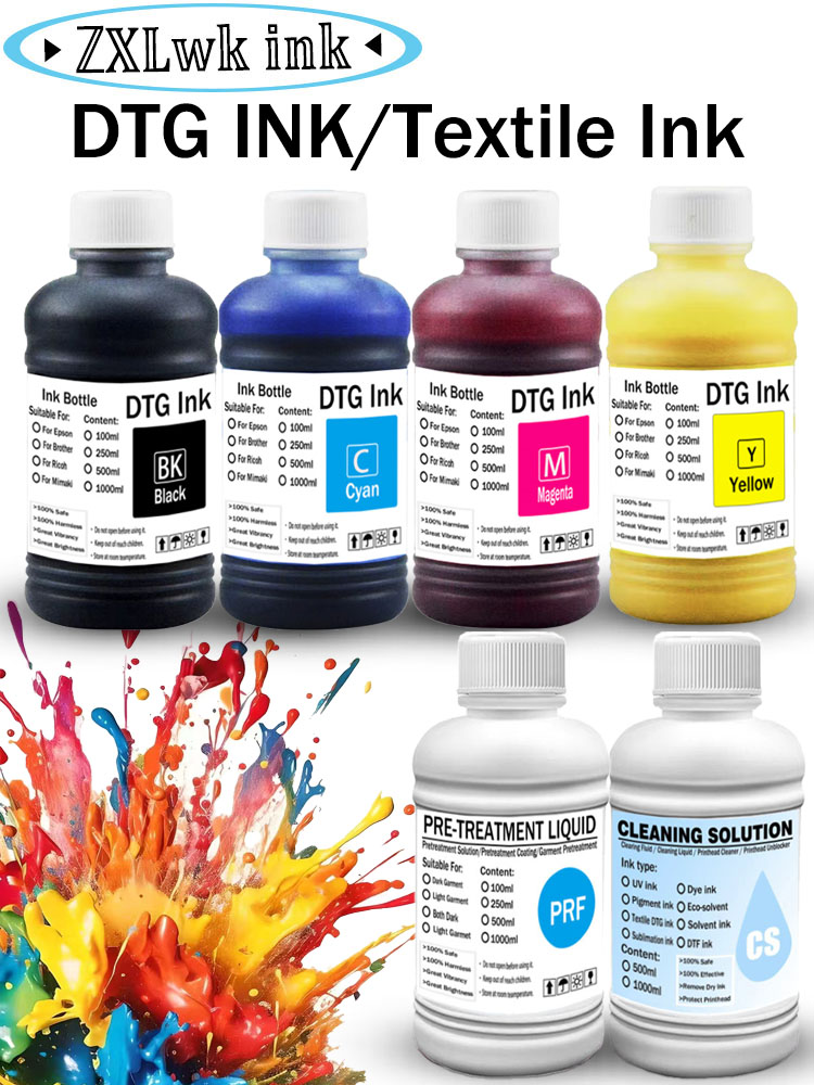 Чернила DTG 250 мл для текстил – обзор и цена Direct To Garment Ink