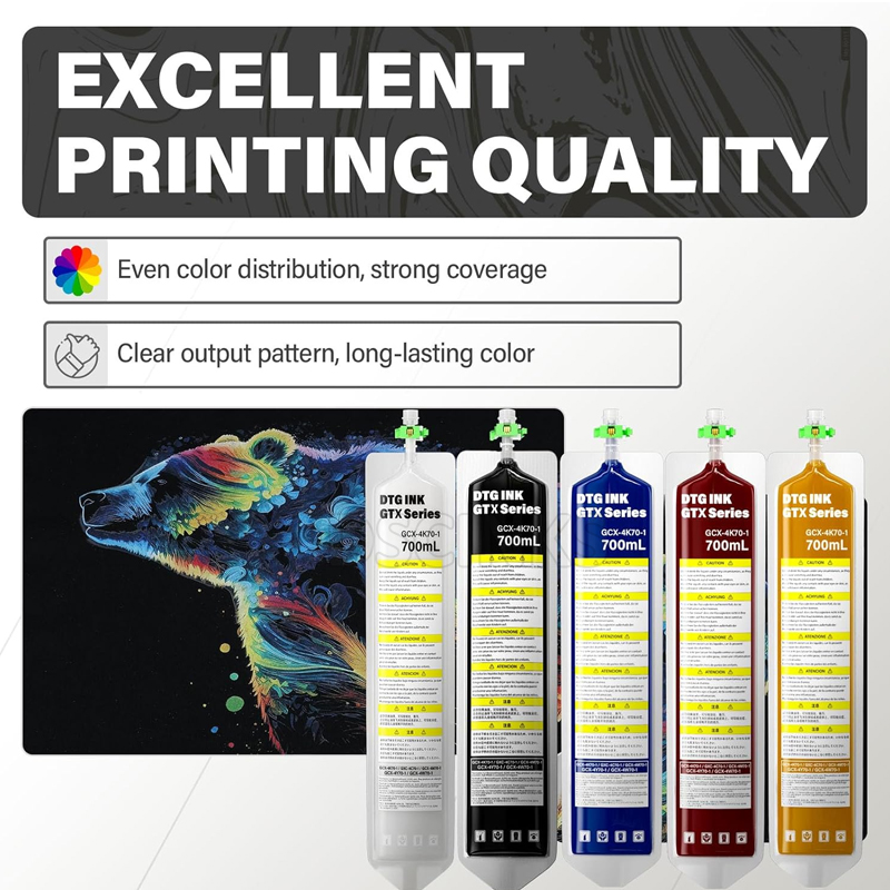 700 мл текстильный пакет с чер – обзор и цена Direct To Garment Ink