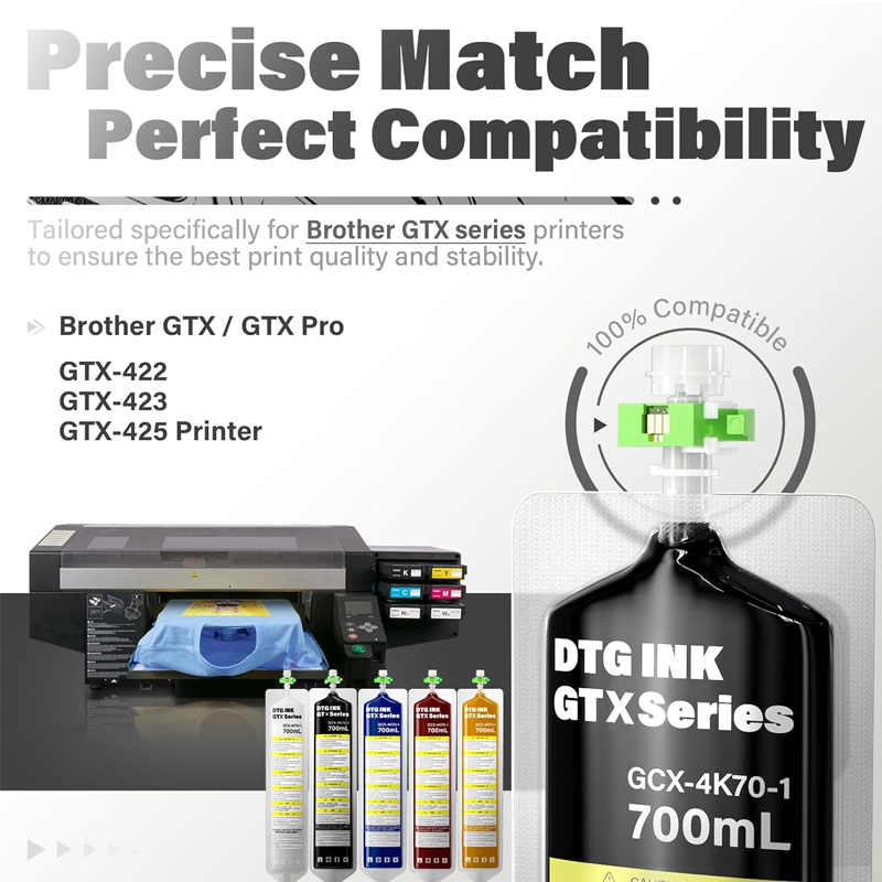 700 мл текстильный пакет с чер – обзор и цена Direct To Garment Ink